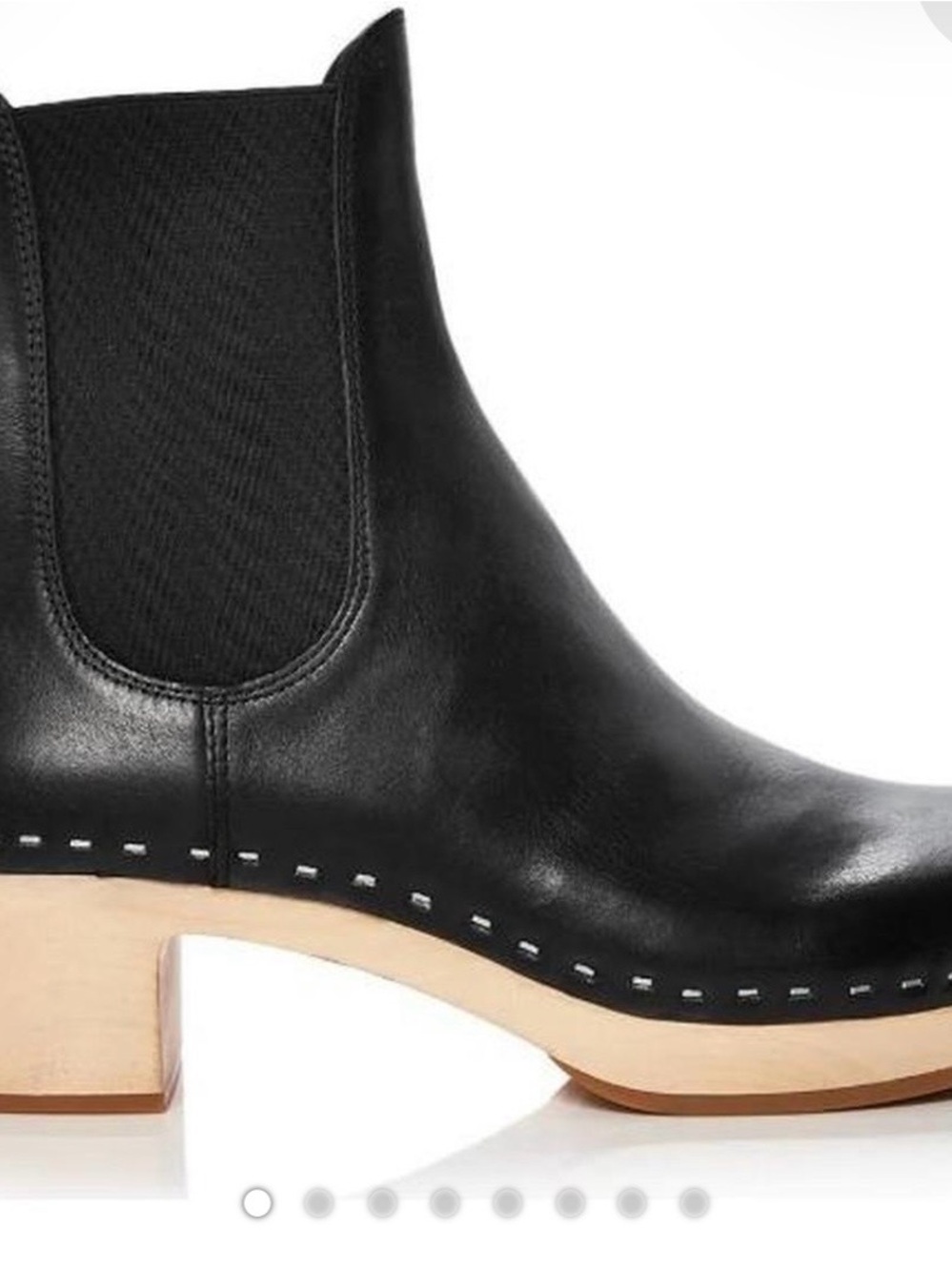 Loeffler Randall Women’s Black Chelsea clog Ankle Boots - NWOT